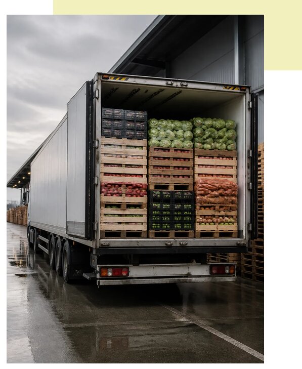 Перевозка плодоовощной продукции в Балаково по цене от 5089 р. | Агросервис-Блк