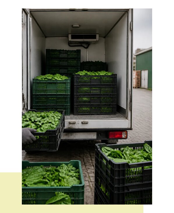 Перевозка шпината в Балаково с сохранением свежести продукции